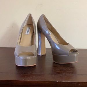 Patent Leather Taupe Steven Maddens